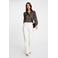 Morgan blouse met panterprint bruin