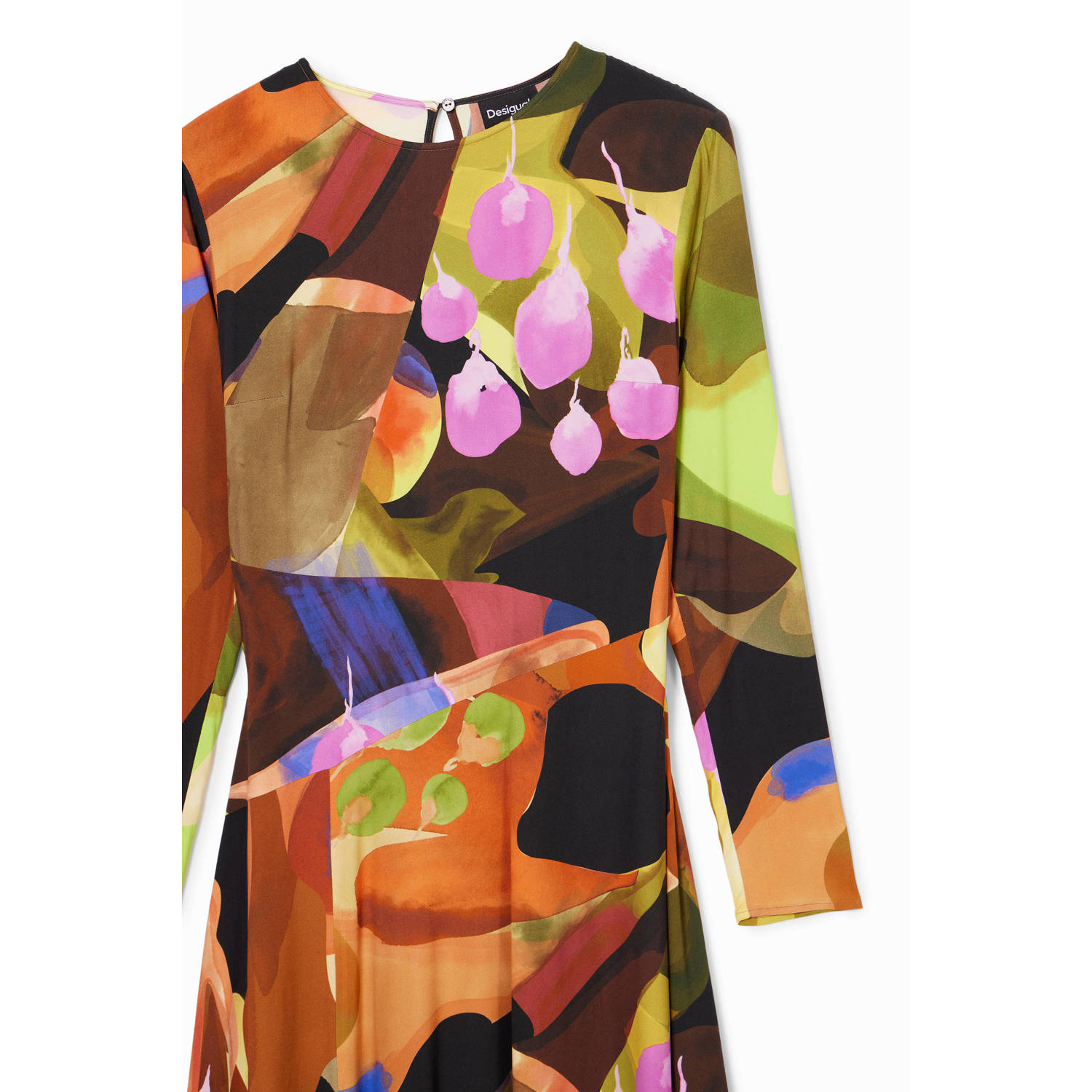 Desigual A-lijn jurk met all over print multi