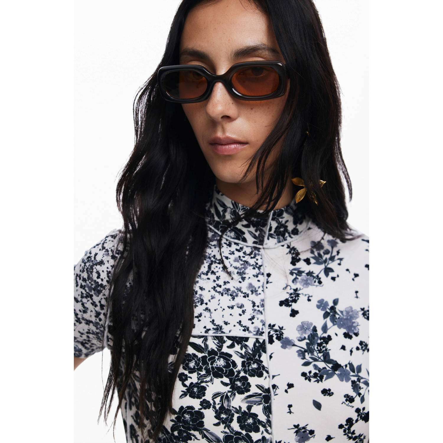 Desigual midi jurk ecru