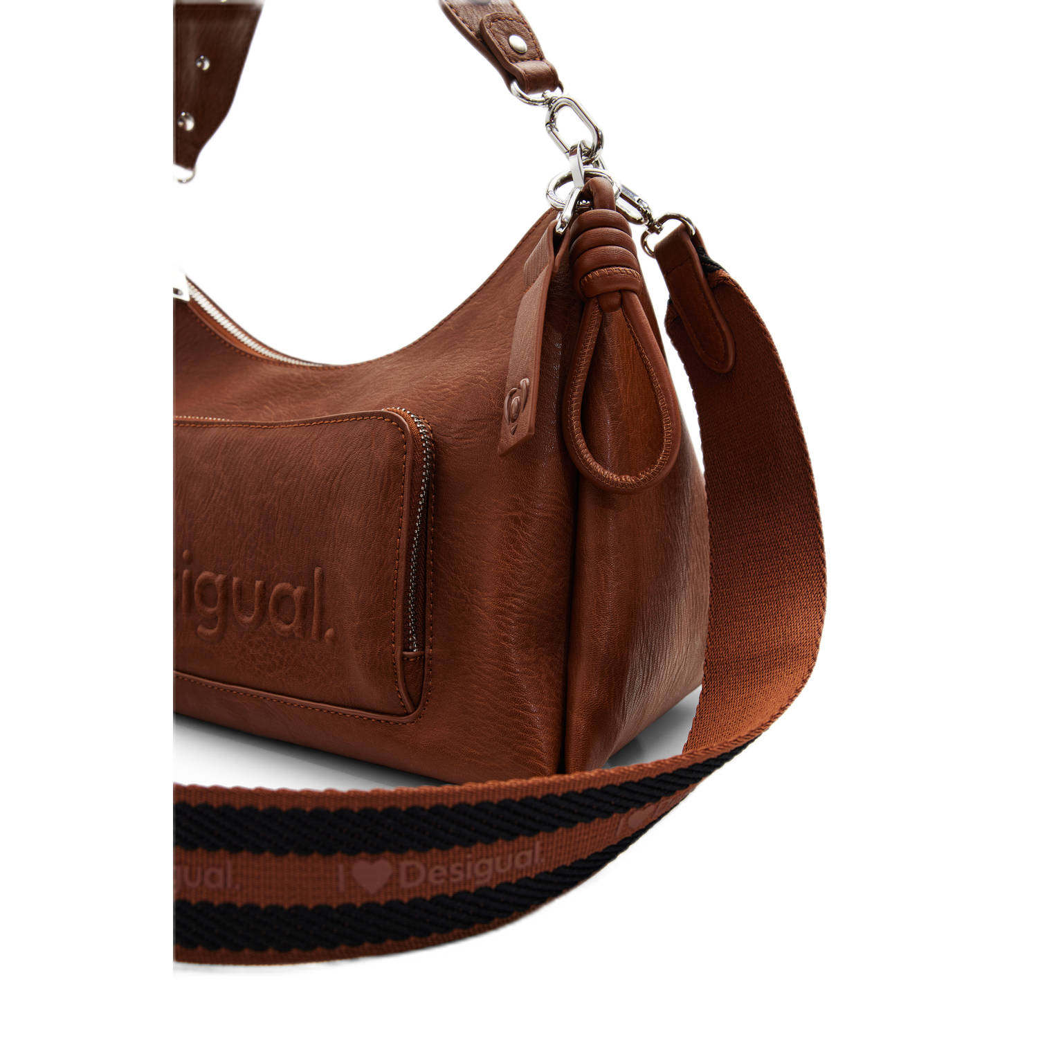 Desigual crossbody tas cognac
