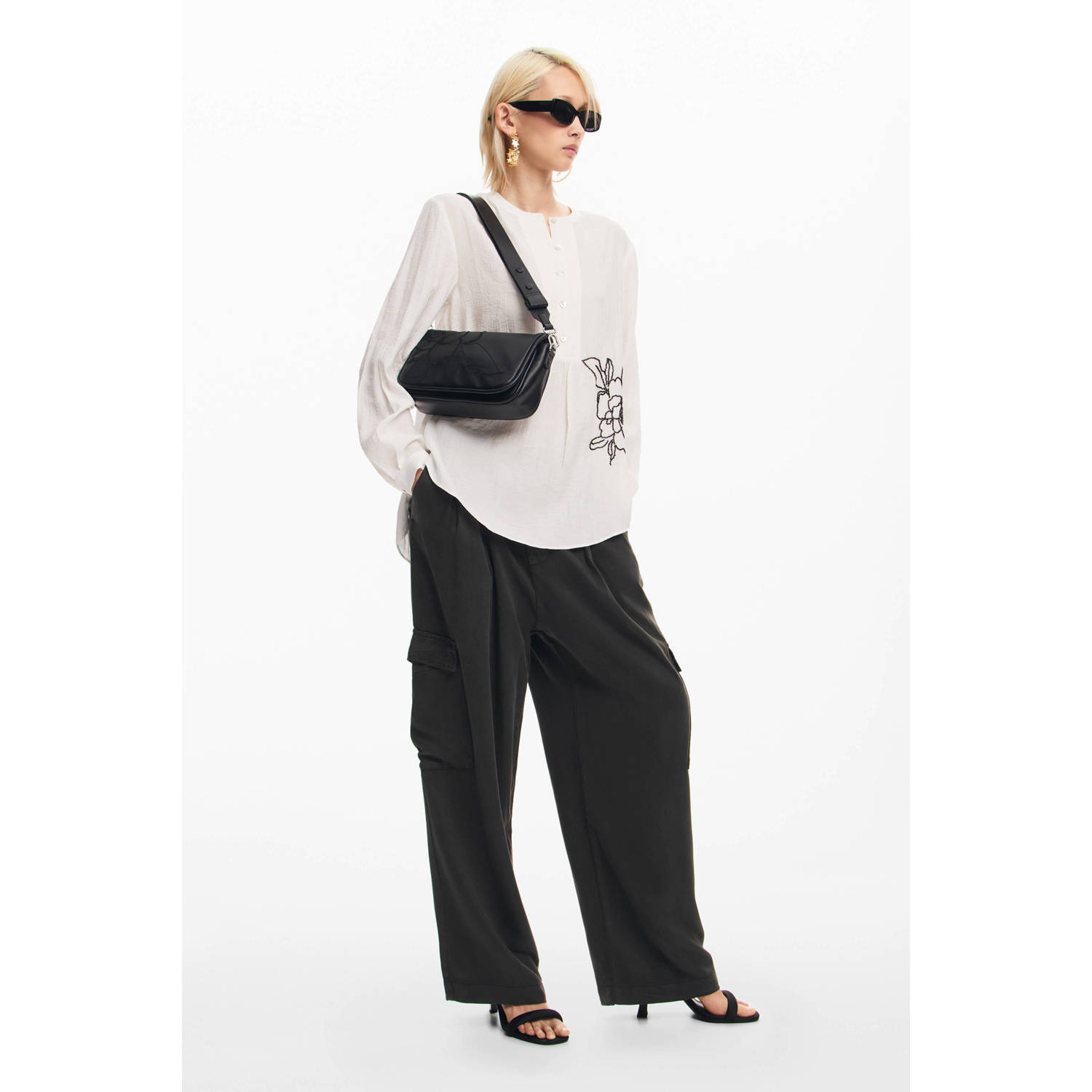 Desigual schoudertas zwart