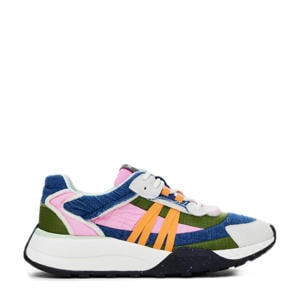 chunky sneakers roze multi