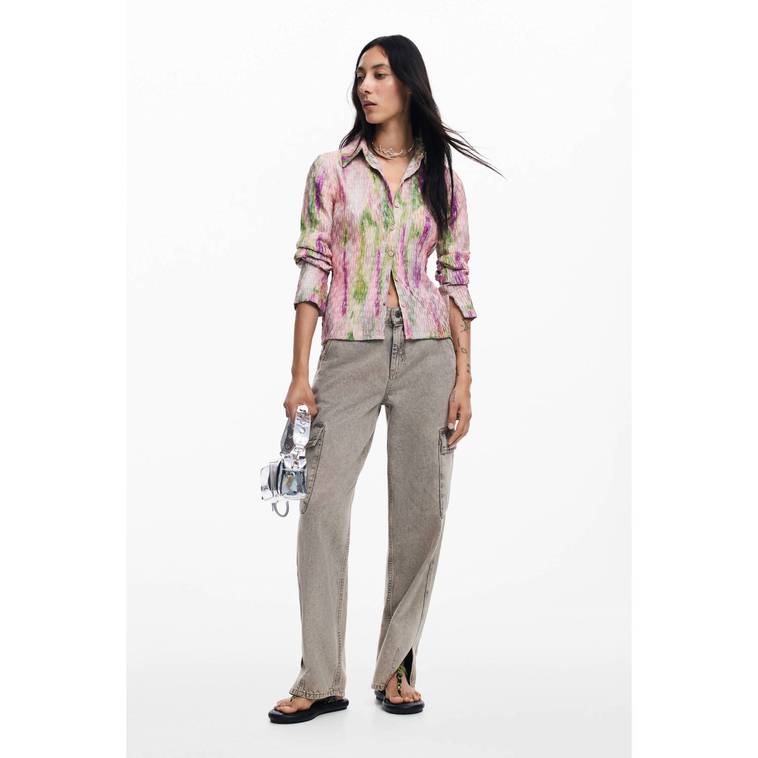 Desigual top lichtroze