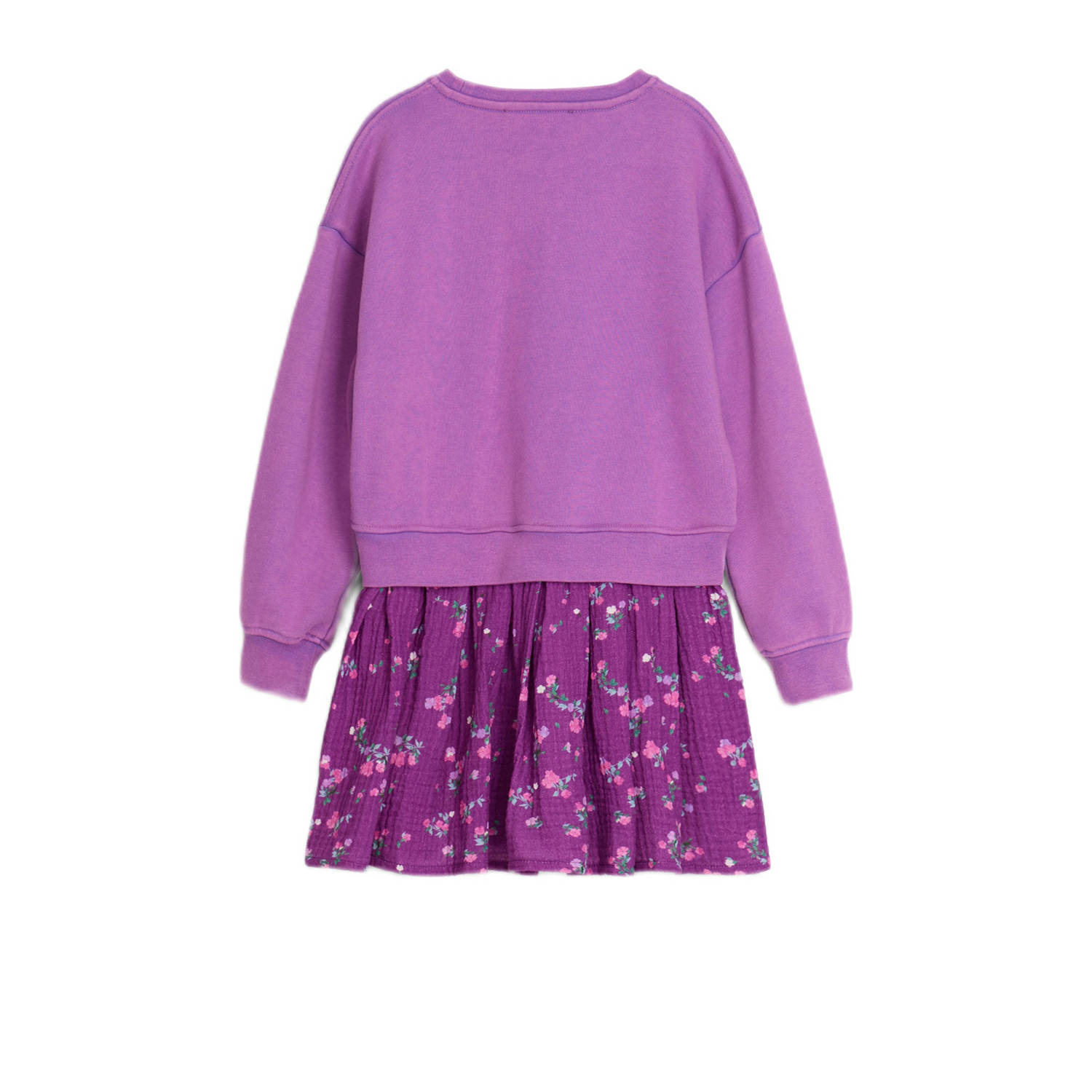 Desigual sweatjurk met logo paars