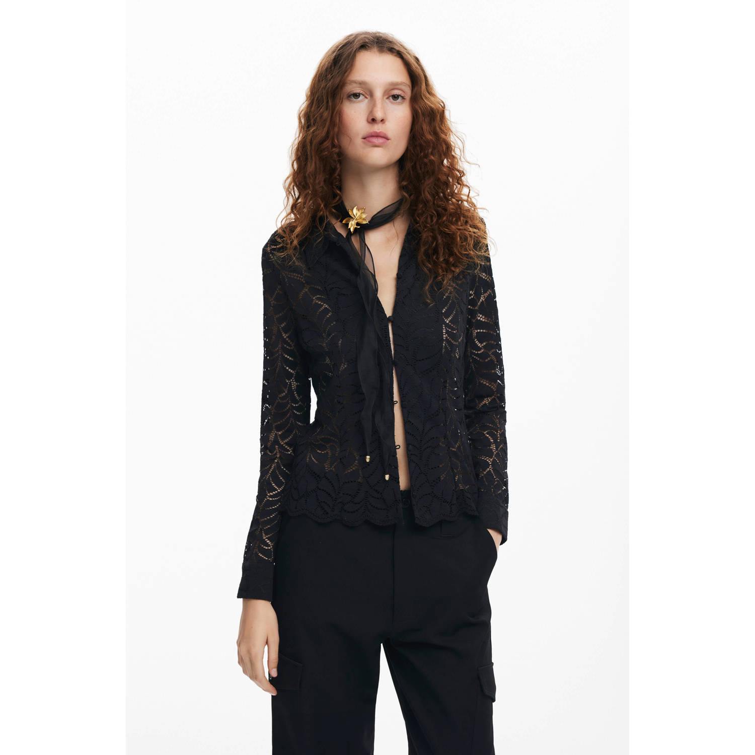 Desigual blouse zwart