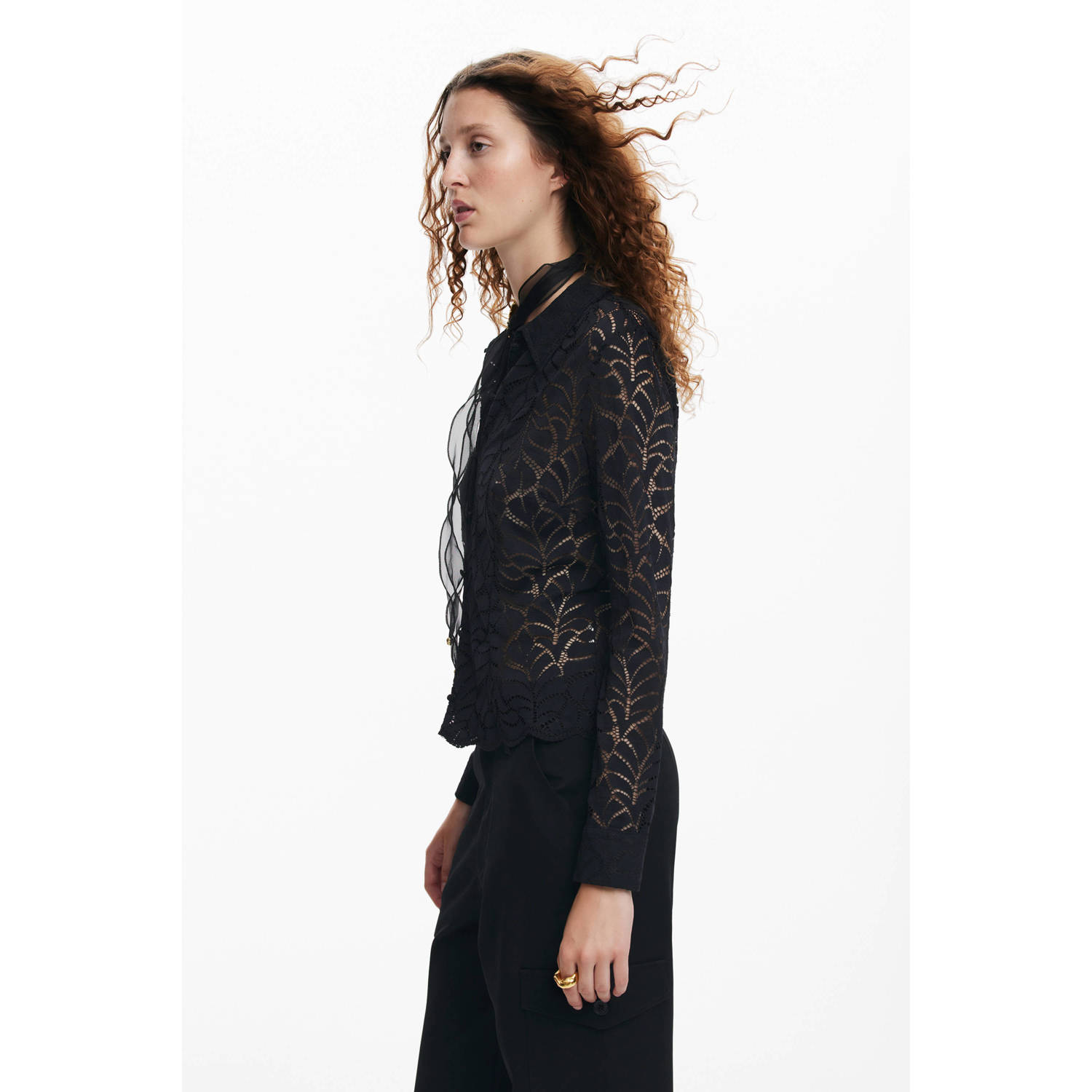 Desigual blouse zwart