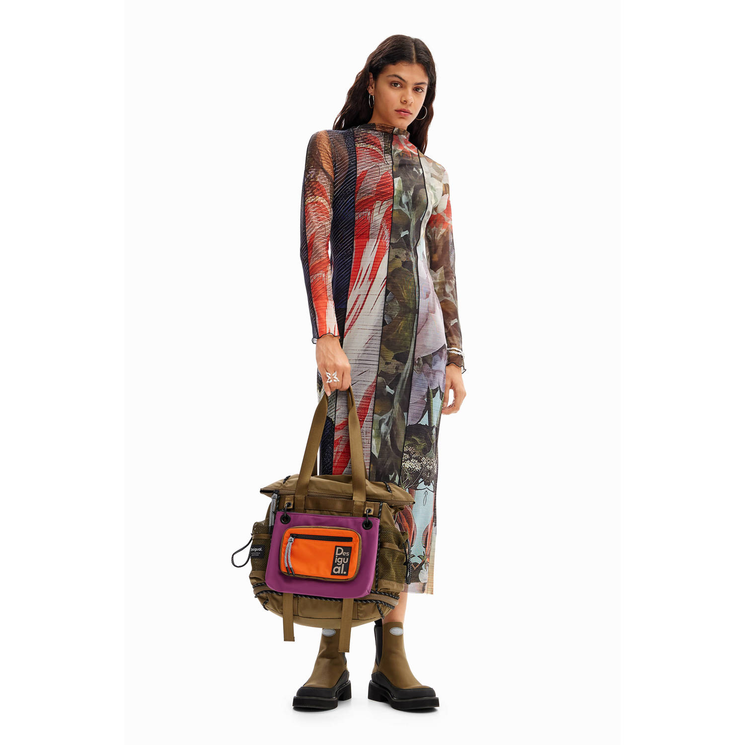 Desigual rugzak groen multi