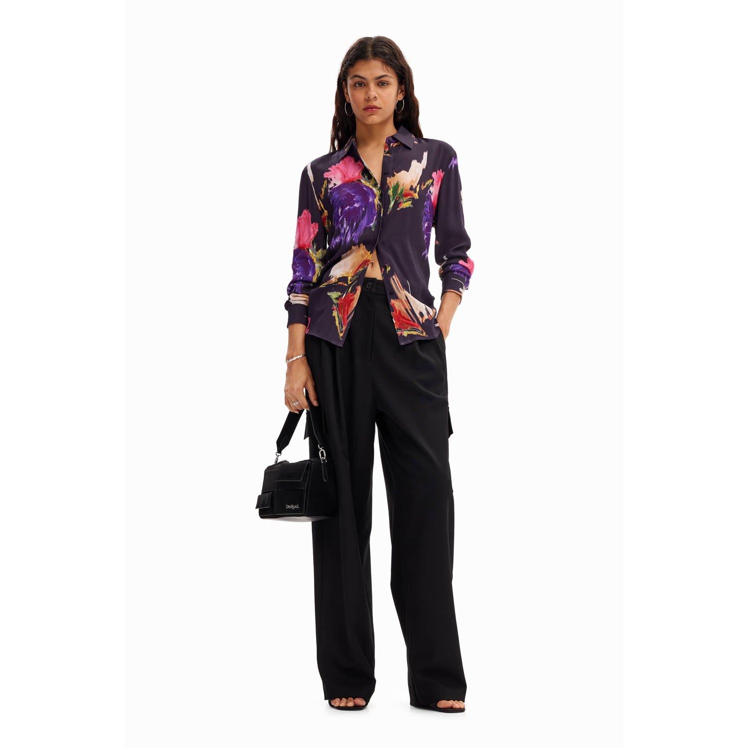 Desigual gebloemde blouse multi