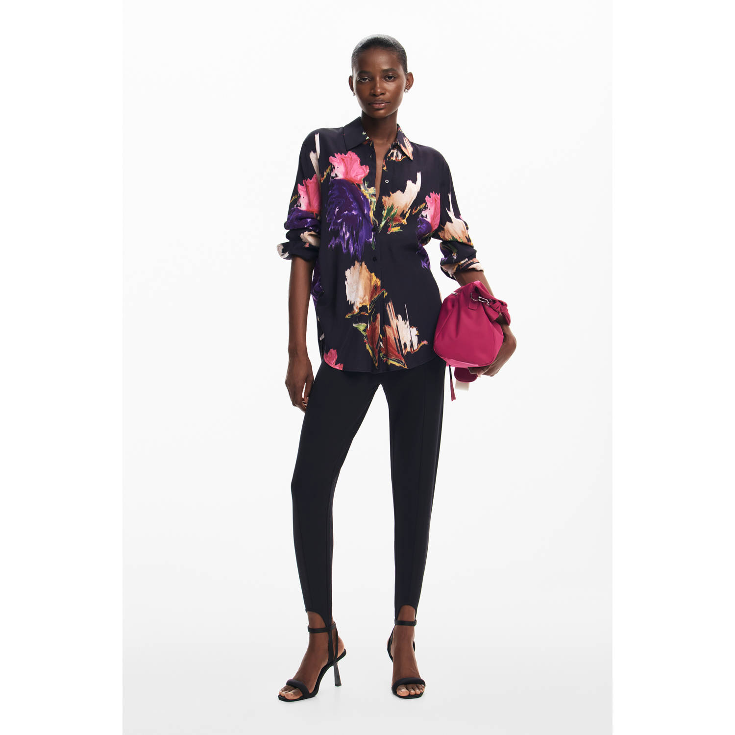 Desigual gebloemde blouse multi