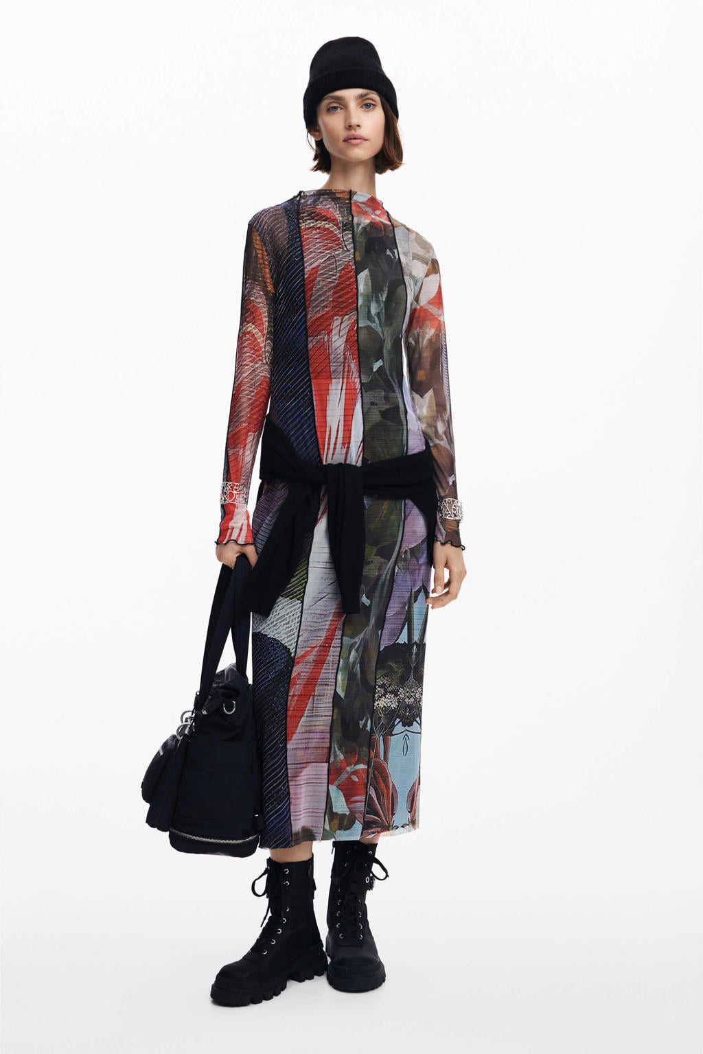Desigual gestreepte jurk met magische pailletten | wehkamp Desigual gestreepte jurk met magische pailletten | wehkamp