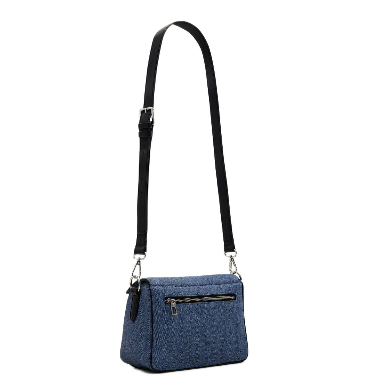 Desigual denim crossbody tas zwart