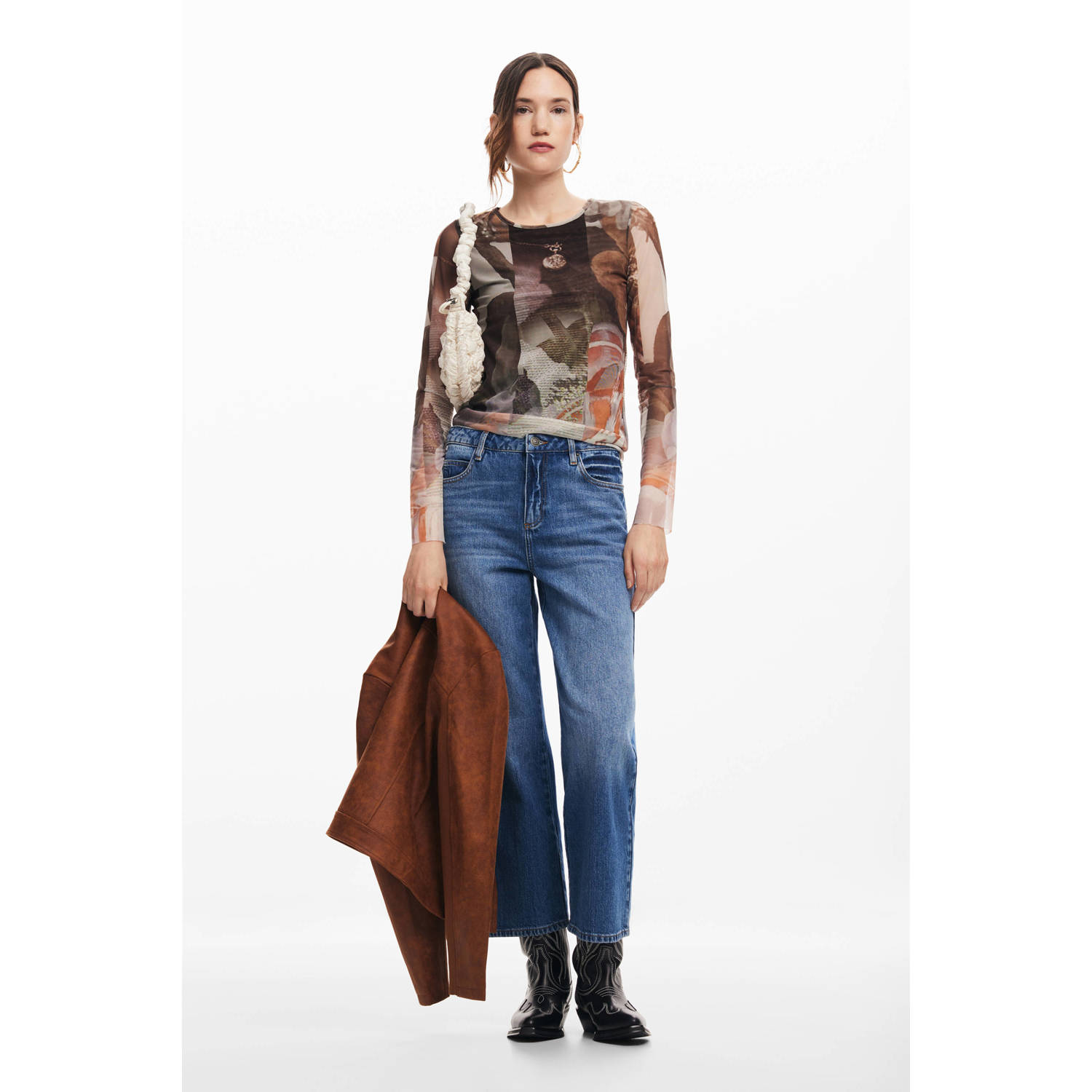 Desigual top bruin