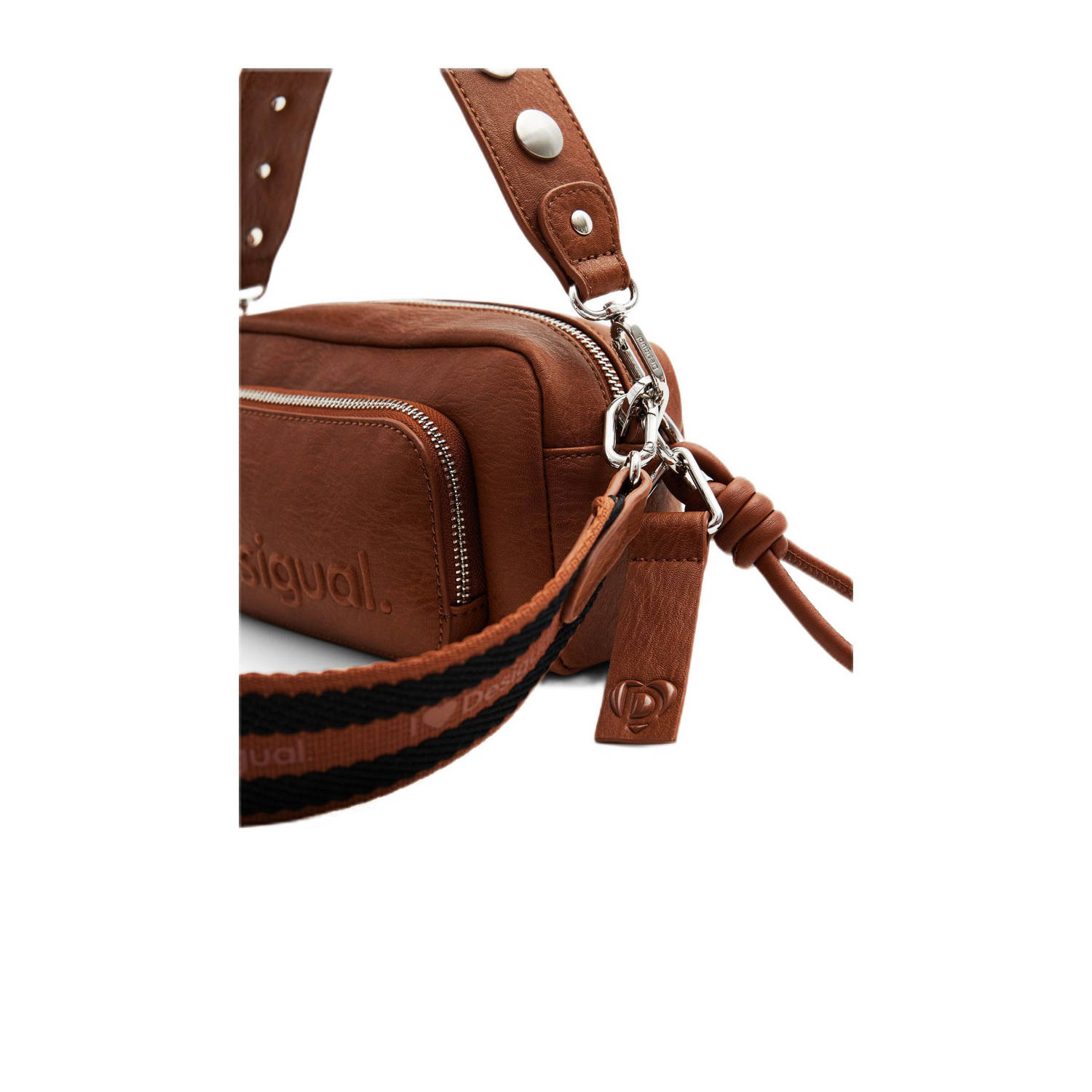 Desigual crossbody tas cognac