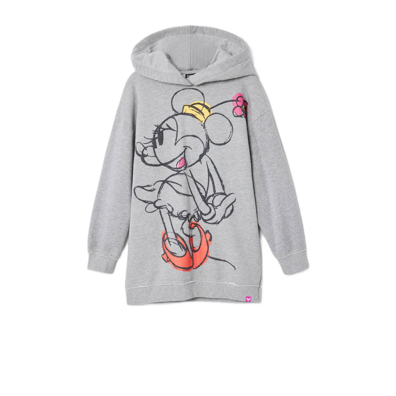 Desigual Minnie Mouse sweatjurk met printopdruk grijs