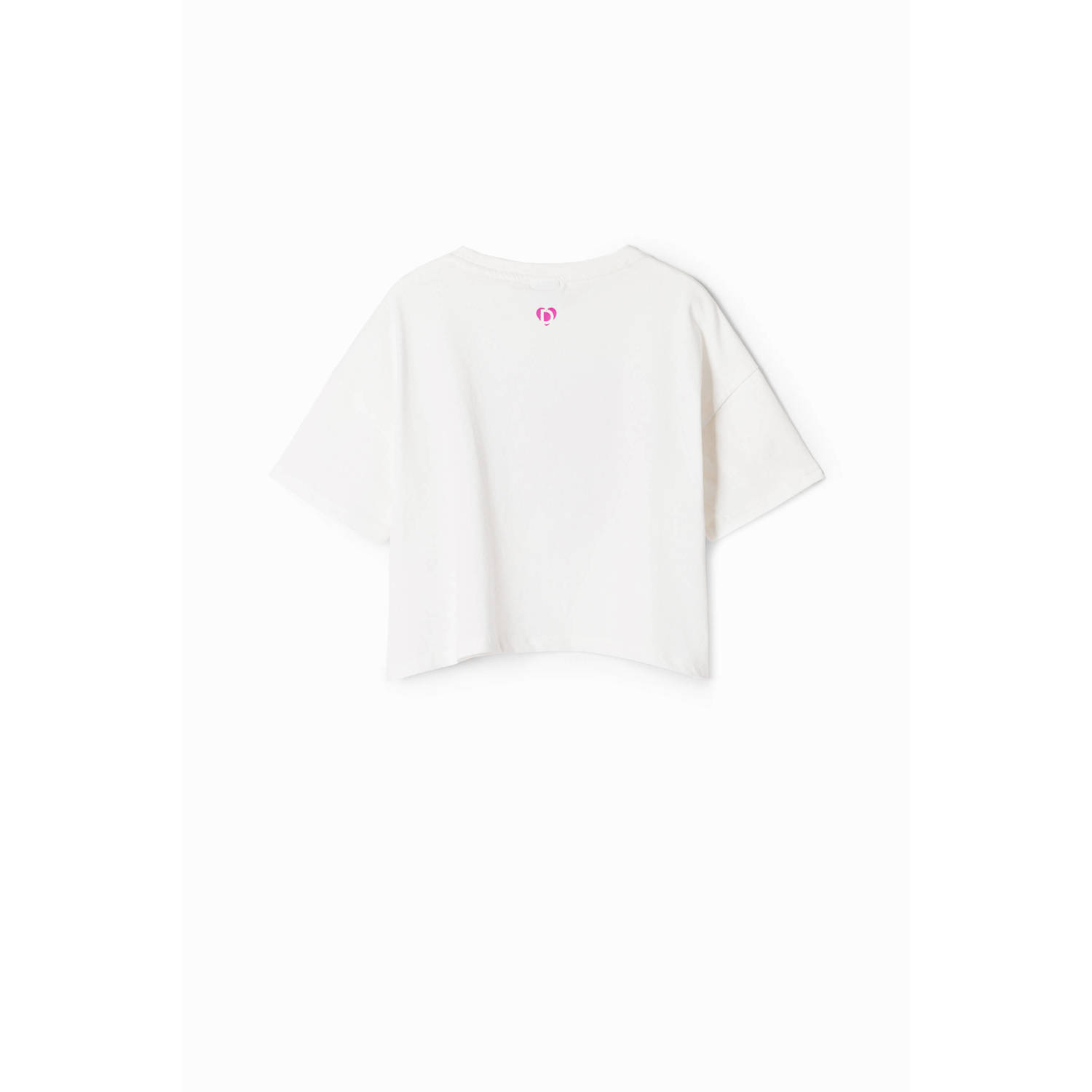 Desigual T-shirt met printopdruk wit