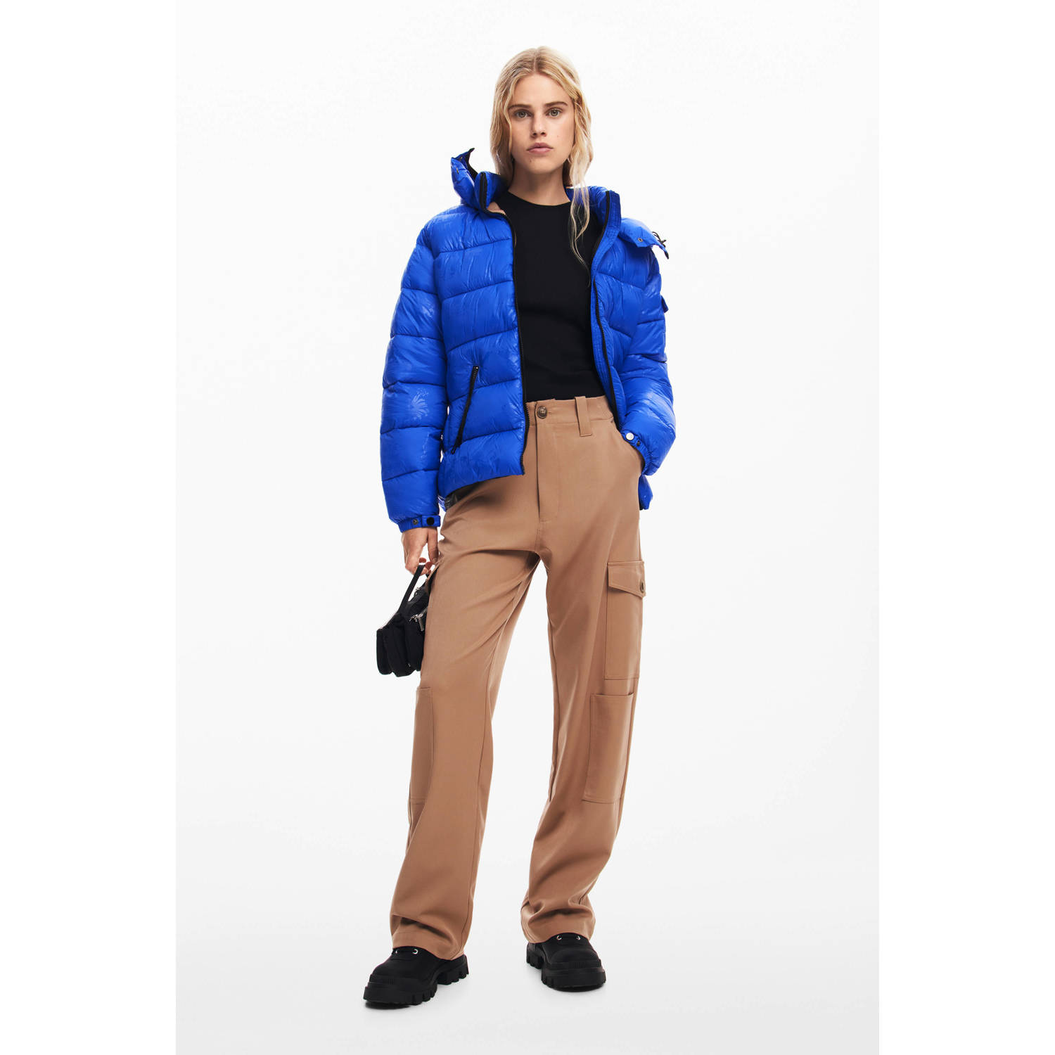 Desigual jas blauw