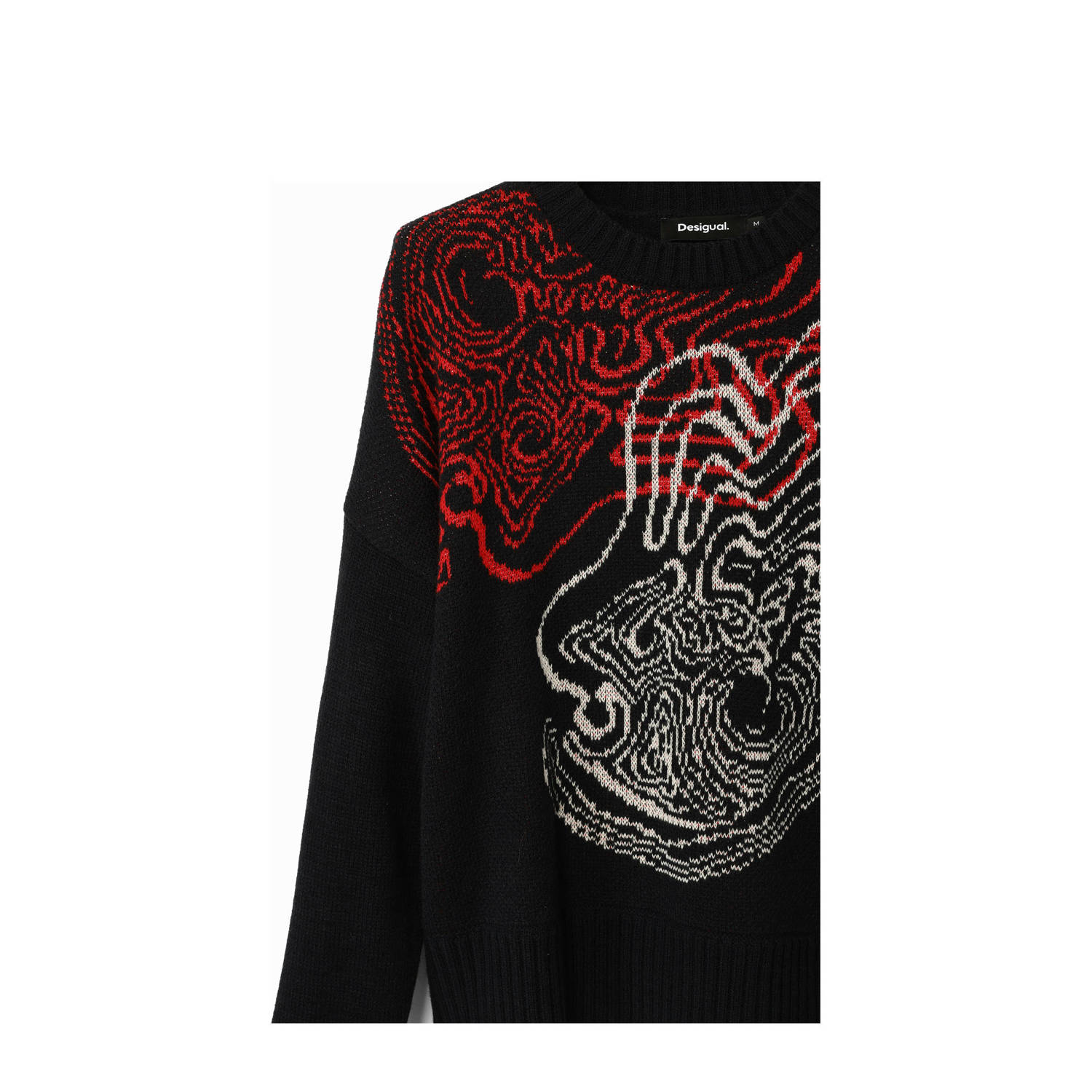 Desigual gebreide trui zwart