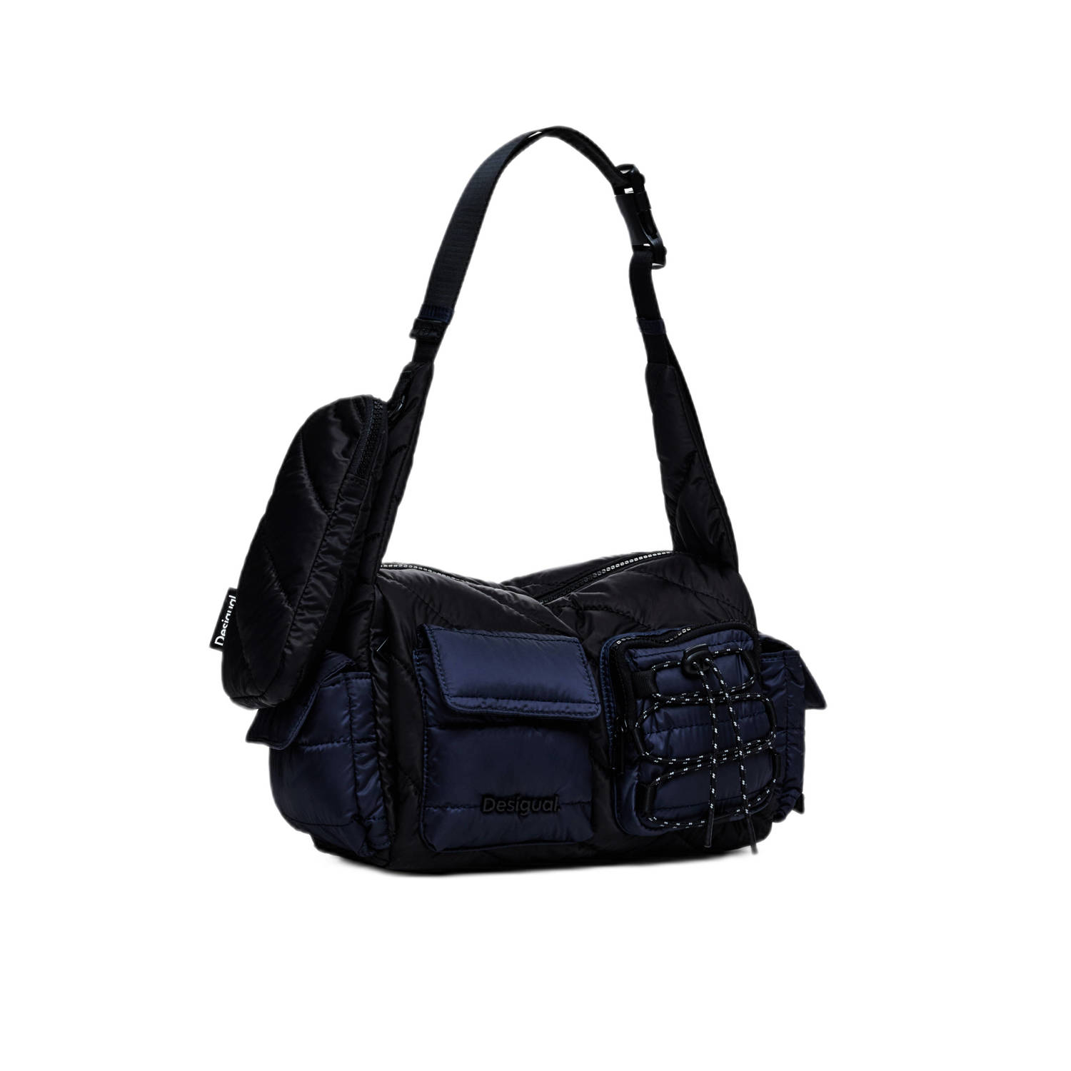 Desigual schoudertas donkerblauw zwart