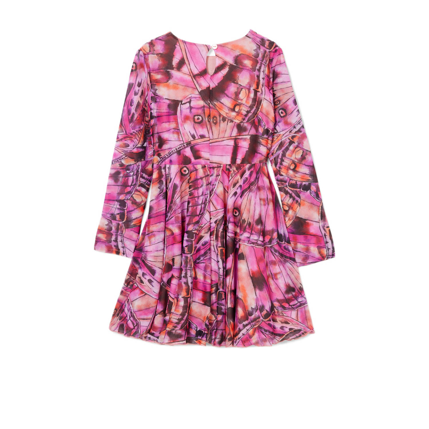 Desigual jurk met all over print roze