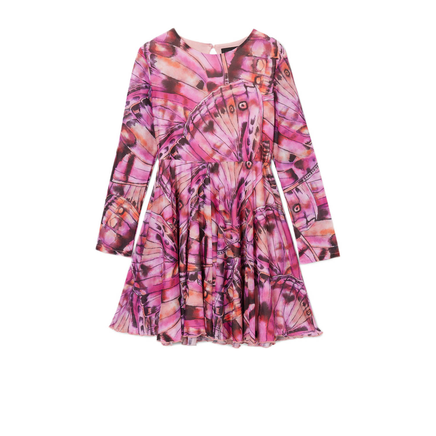 Desigual jurk met all over print roze