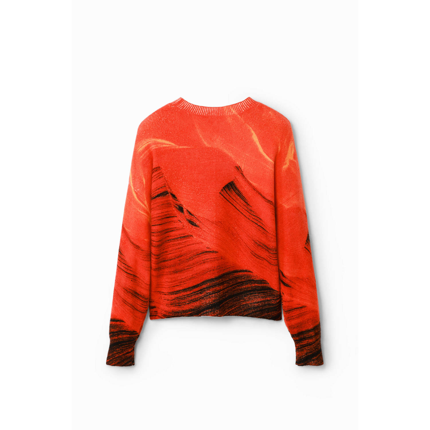 Desigual gebreide trui oranje