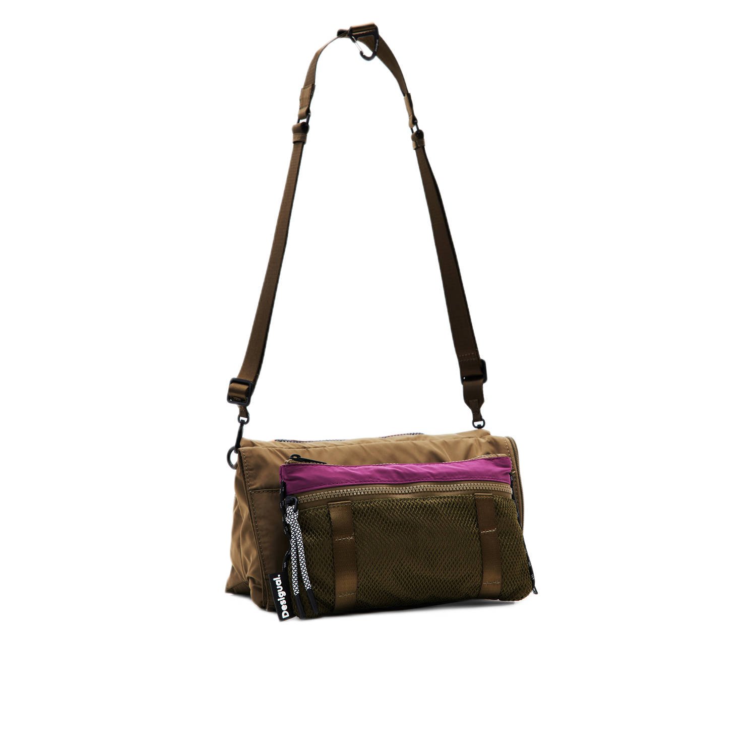 Desigual crossbody tas groen oranje