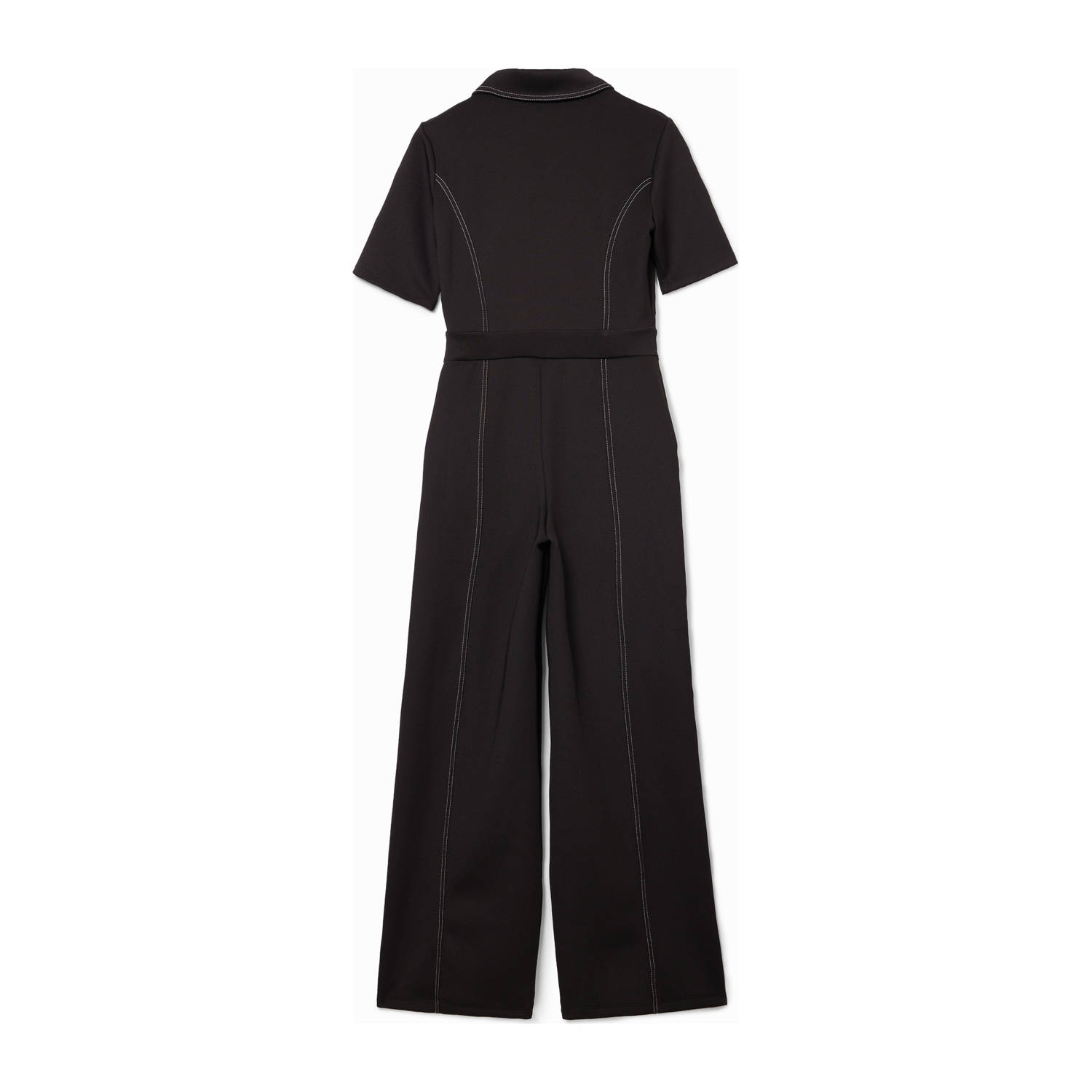 Desigual Zwart Viscose Jumpsuit & Blazer Set Black Dames