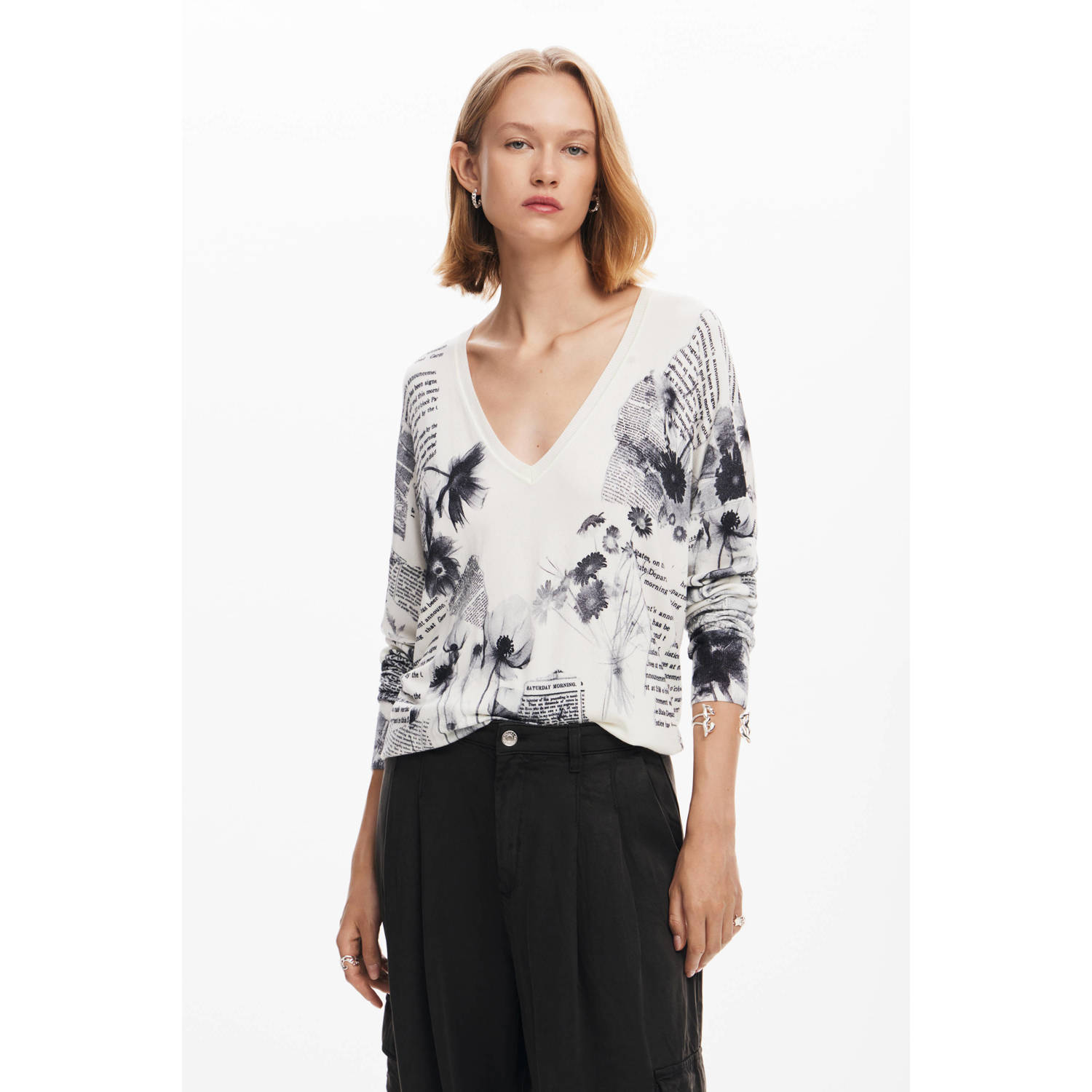 Desigual pullover wit
