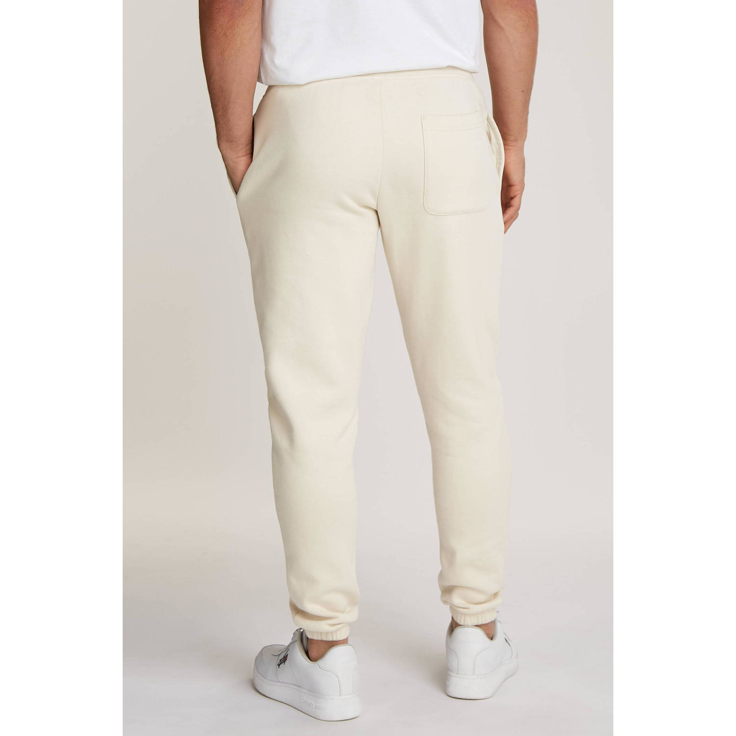 Tommy Jeans slim fit joggingbroek ecru