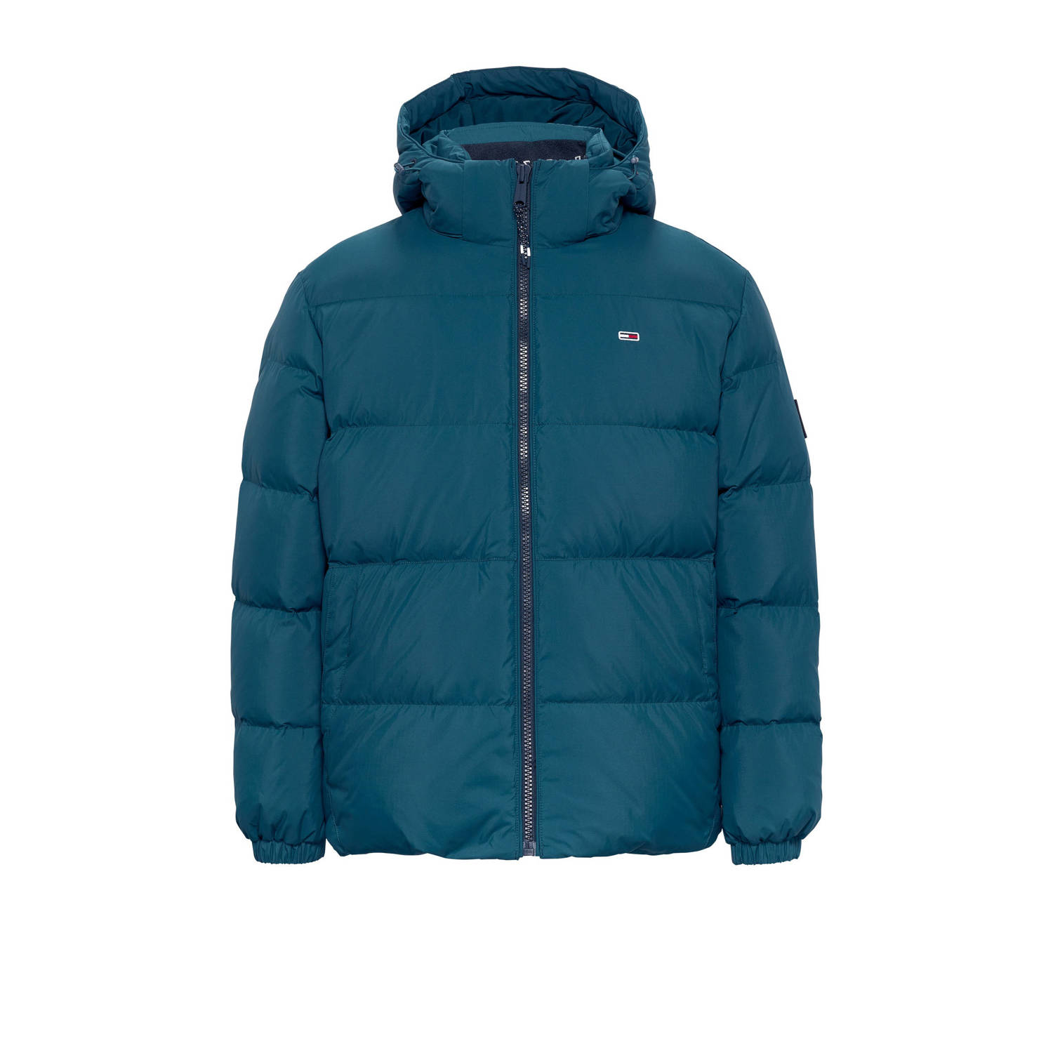 Tommy Jeans Groene Gewatteerde Winterjas Essential Down Green Heren