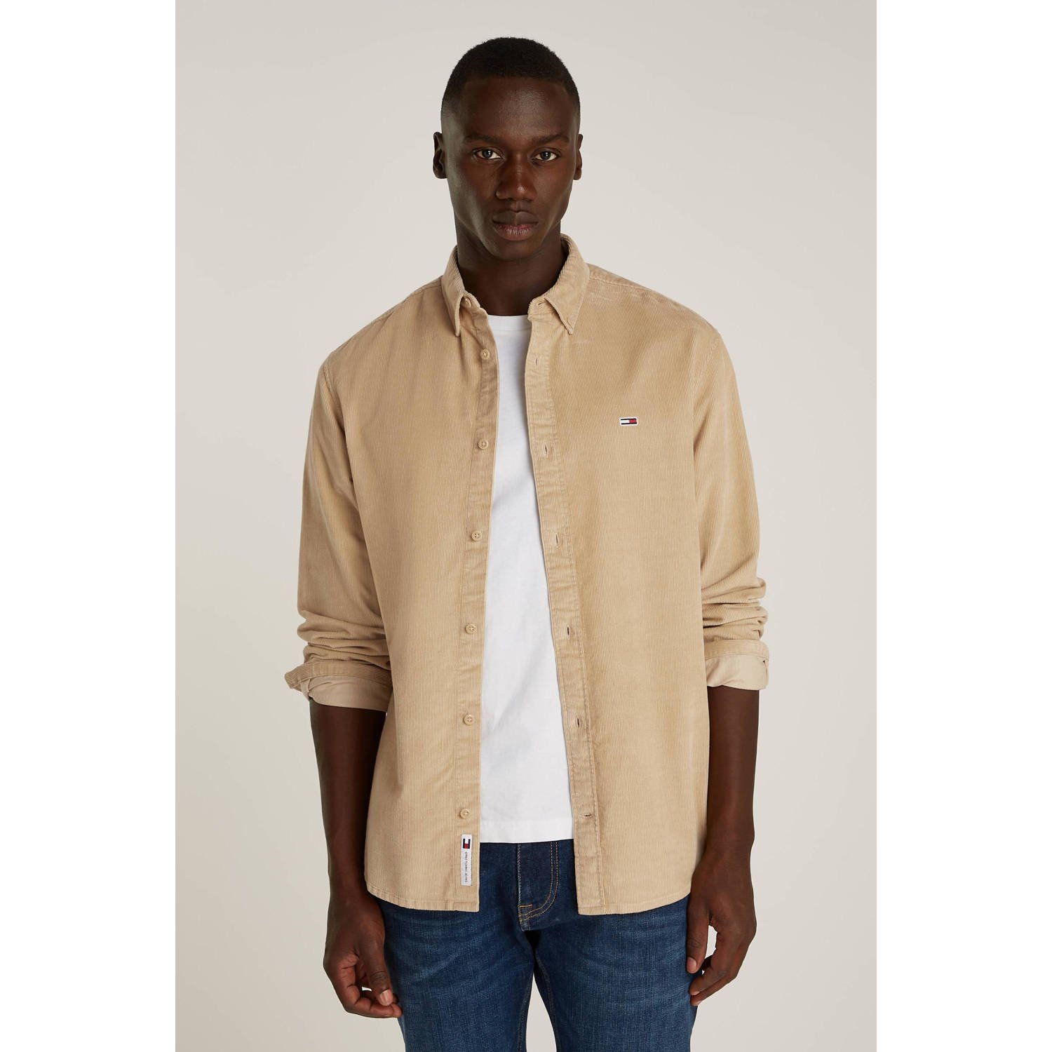 TOMMY JEANS Overhemd met lange mouwen TJM REG CORDUROY SHIRT