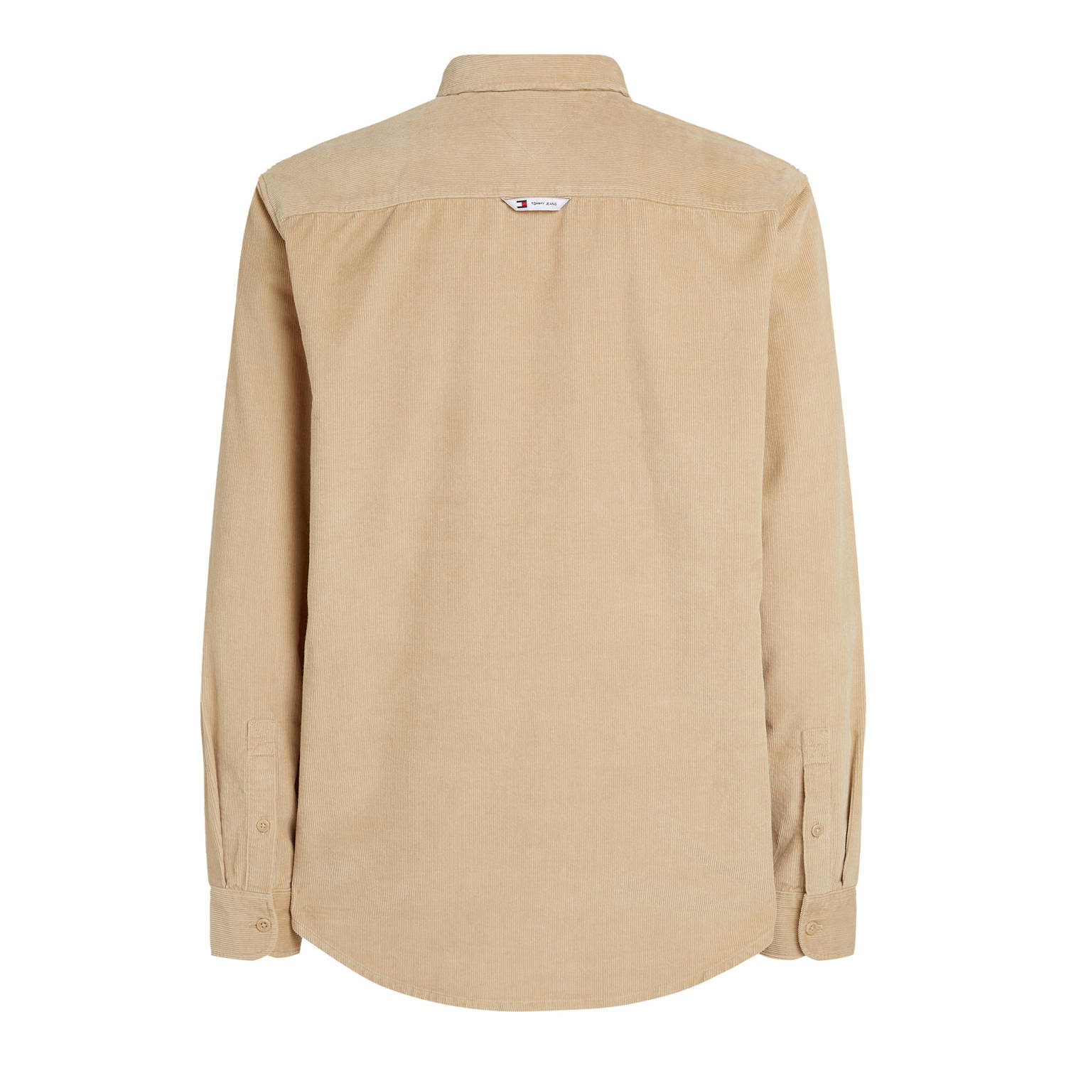 Tommy Jeans corduroy overhemd gentle gold