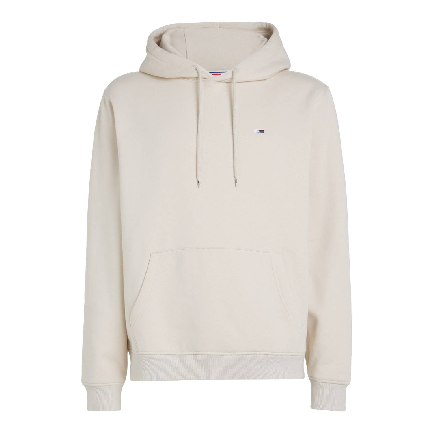 TOMMY JEANS Heren Truien & Vesten Tjm Reg S Flag Hoodie Beige