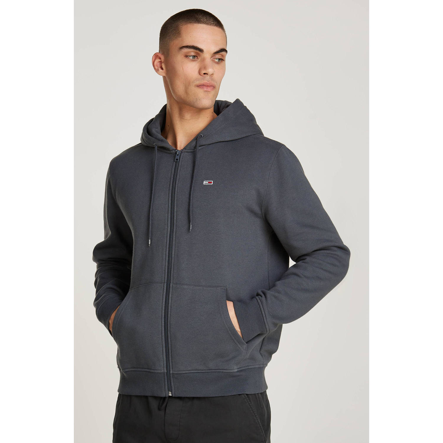 Tommy Jeans Regular fit sweatjack met capuchon