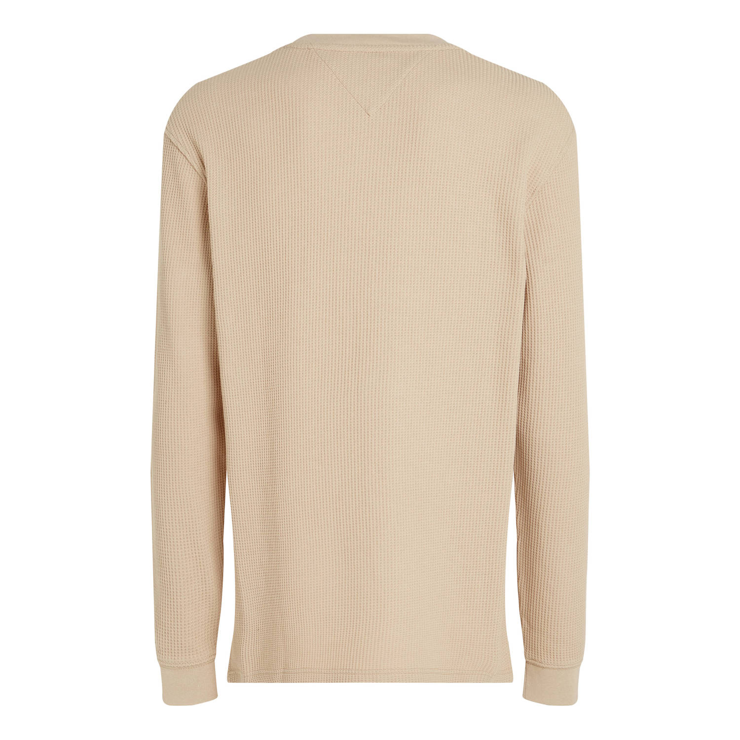 Tommy Jeans regular fit longsleeve met logo en textuur gentle gold