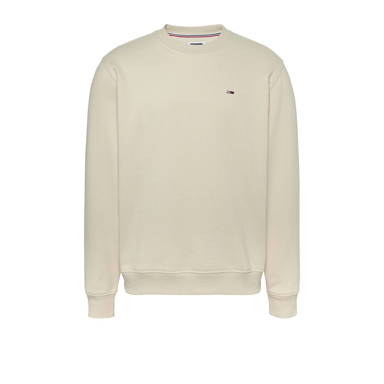 TOMMY JEANS Sweatshirt TJM REG S FLAG CREW met geborduurd merklogo op borsthoogte