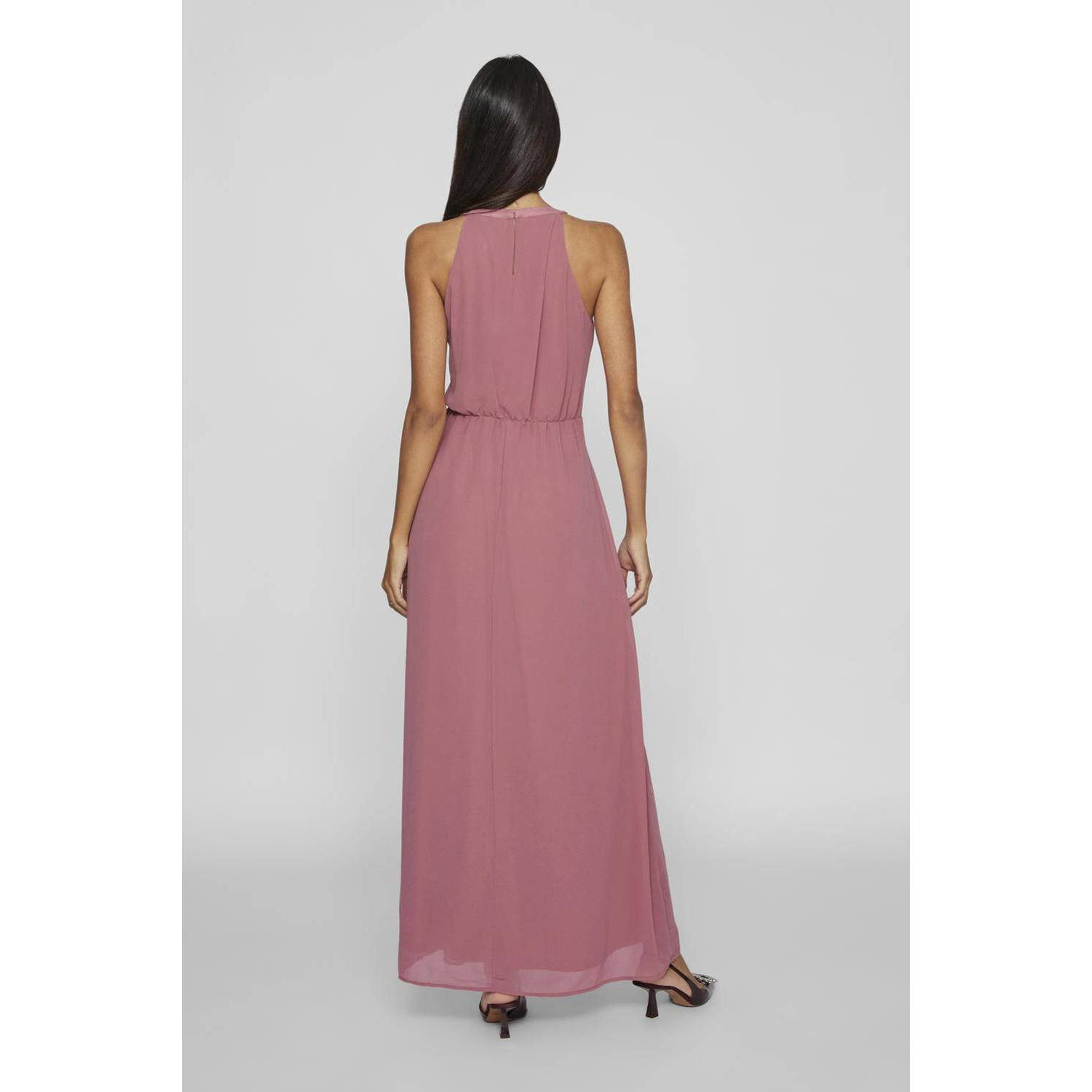 VILA halter maxi jurk VIMILINA