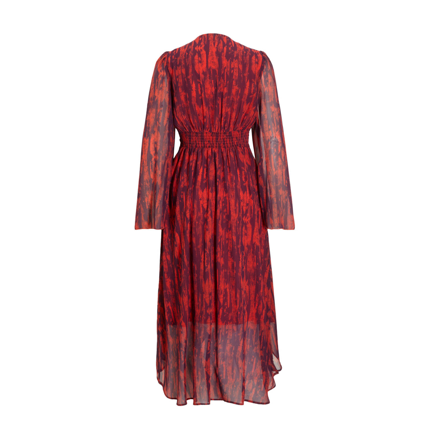 Miljuschka by Wehkamp jurk met grafische print rood