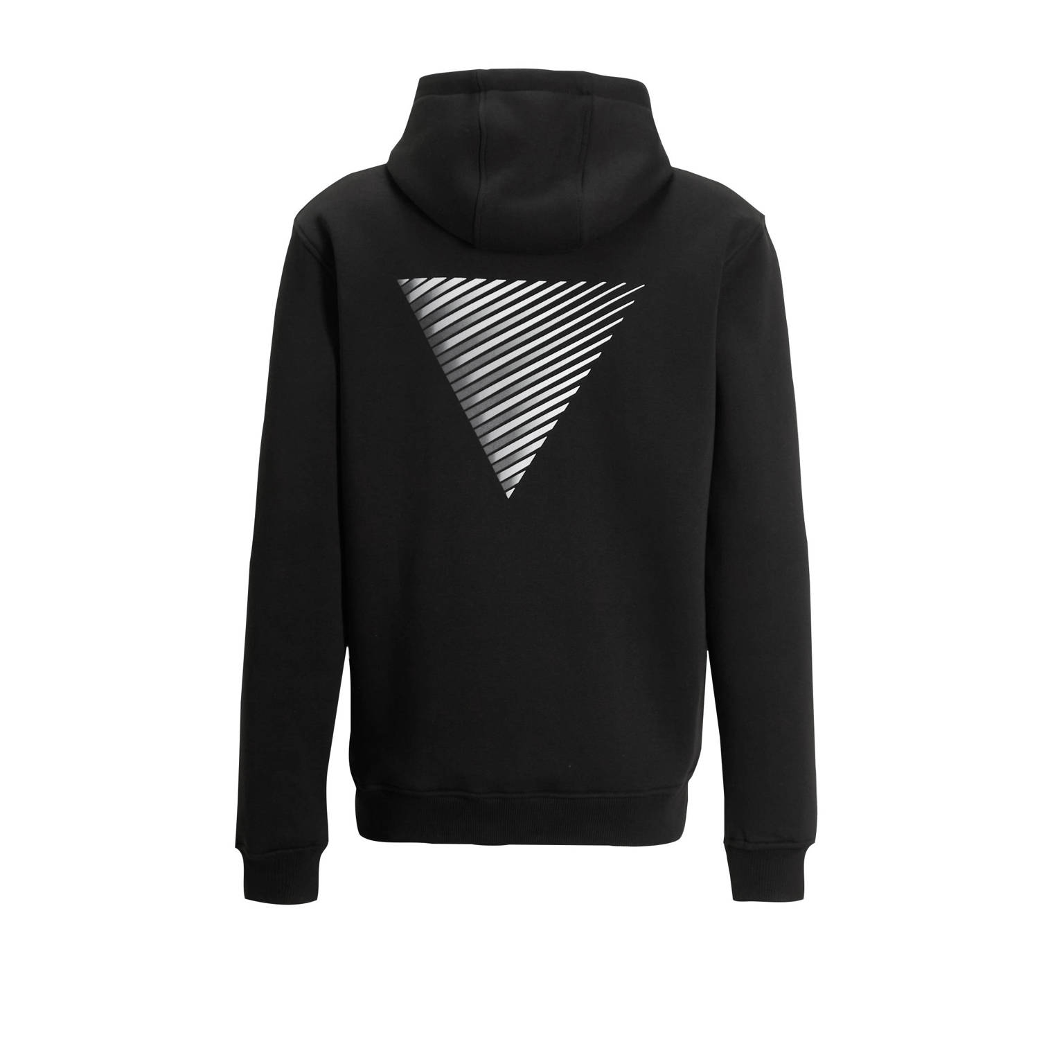 Pure Path hoodie met backprint zwart