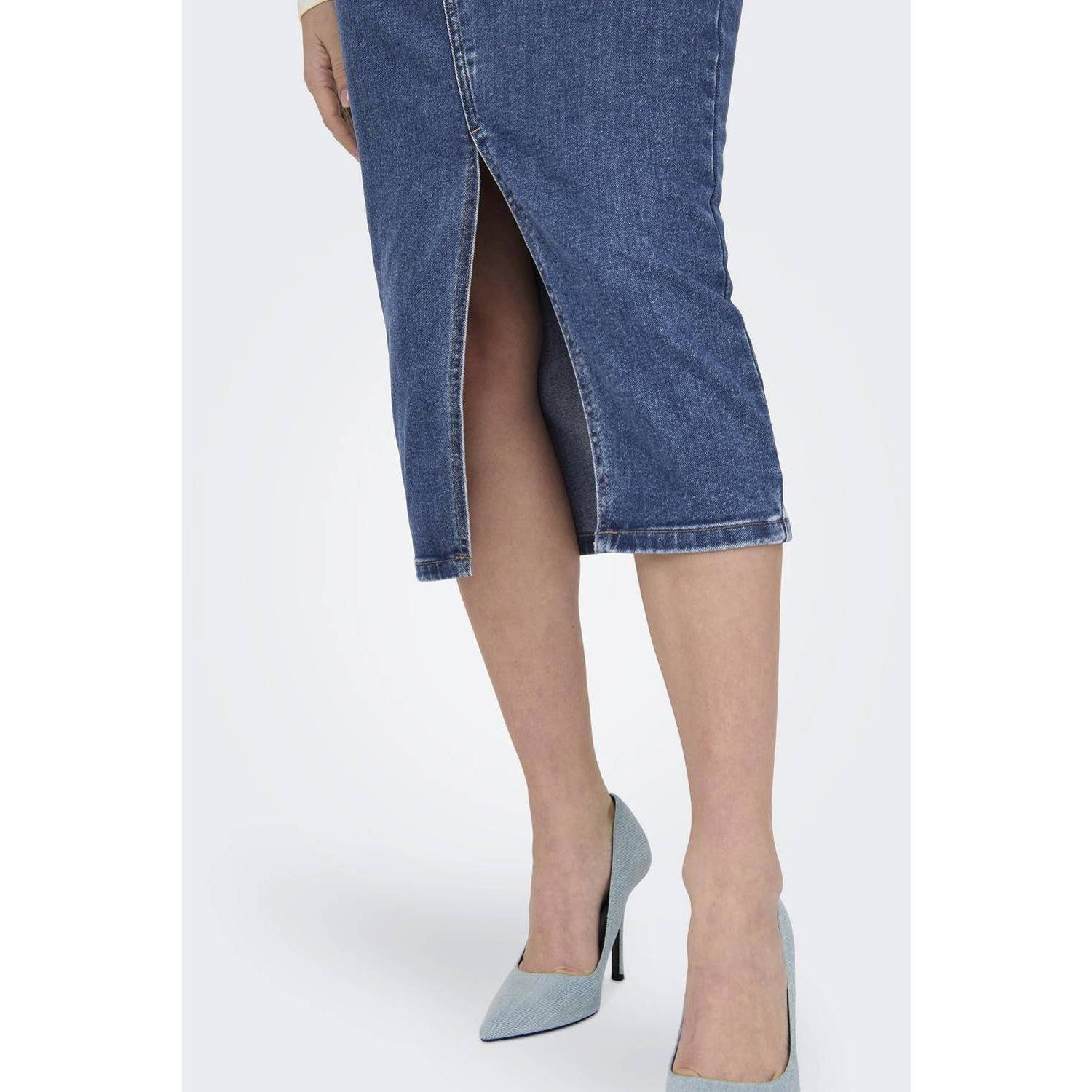ONLY spijkerrok medium blue denim