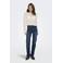 ONLY straight leg jeans ONLBLUSH dark blue denim