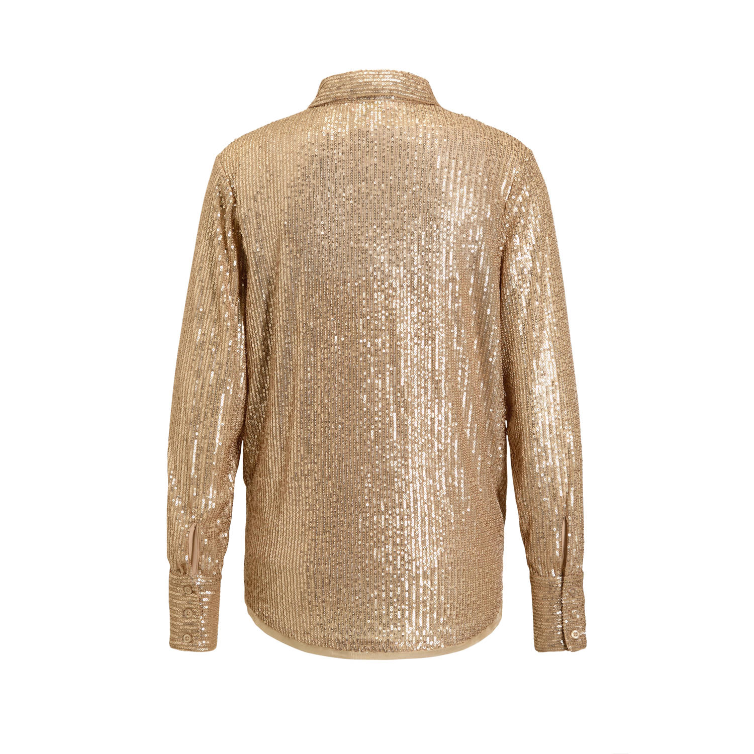 Ruby pailletten blouse goud
