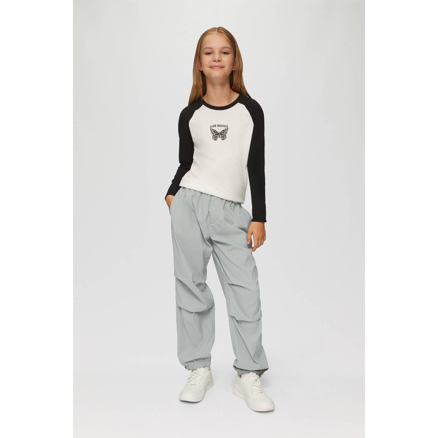 s.Oliver broek lichtgrijs