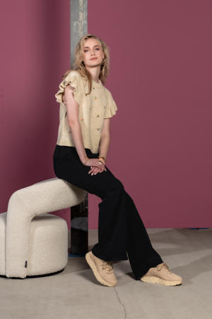 straight fit broek Aleyna zwart