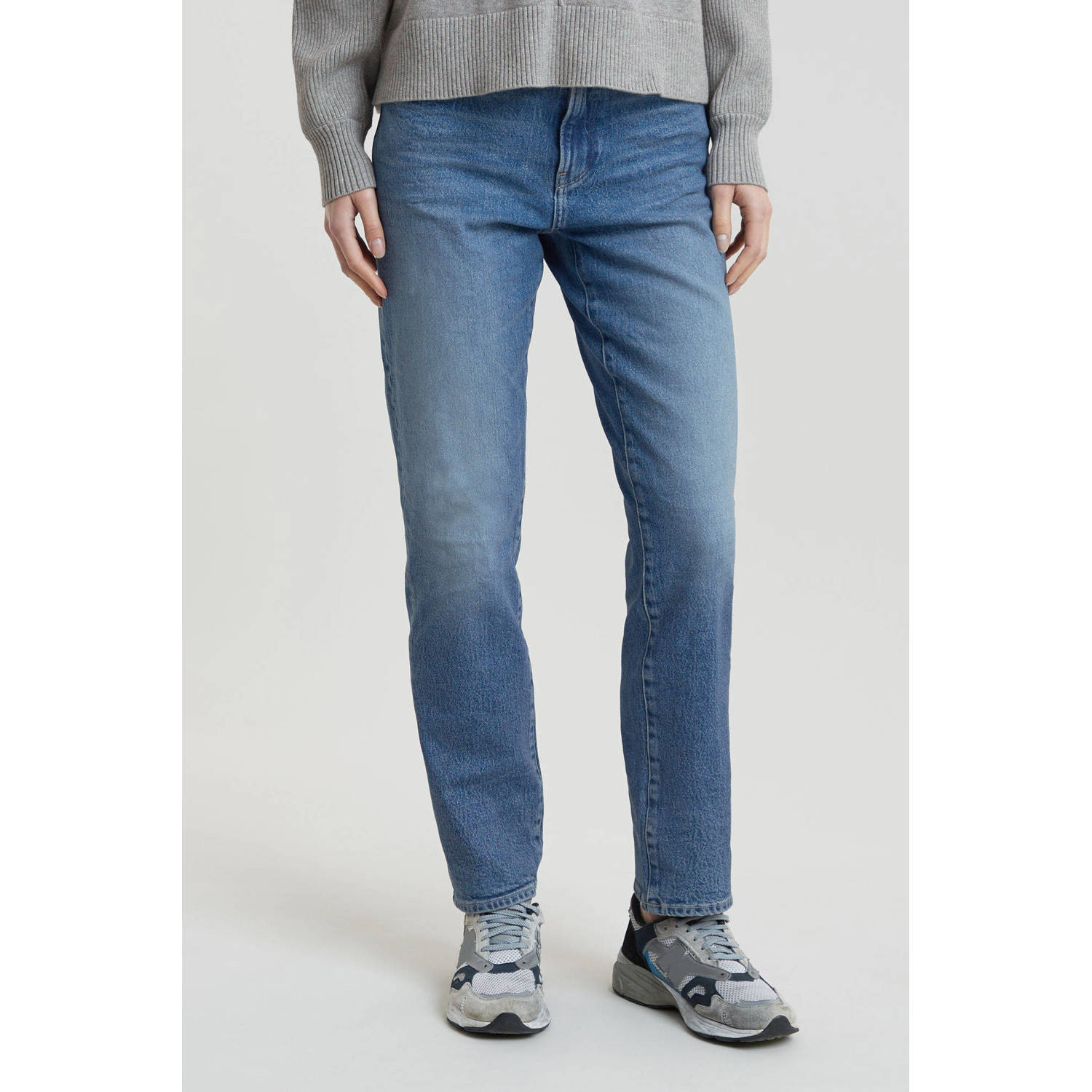 G-Star RAW Viktoria High Straight Jeans Midden blauw Dames