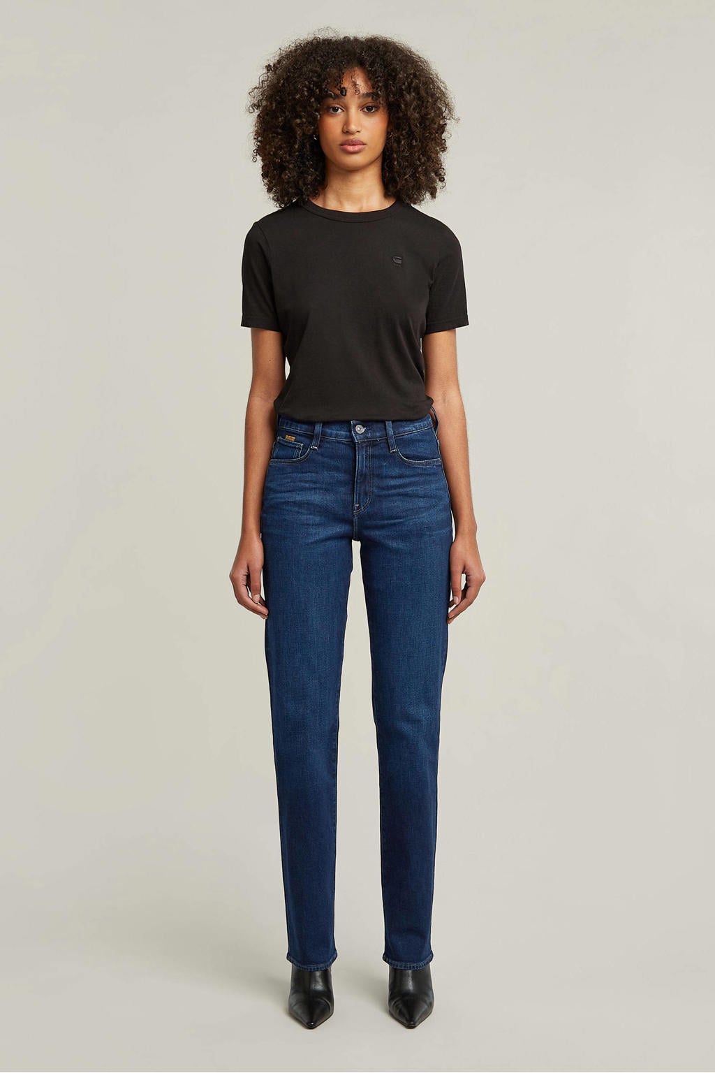 G-STAR Strace straight leg jeans - Dark blue denim