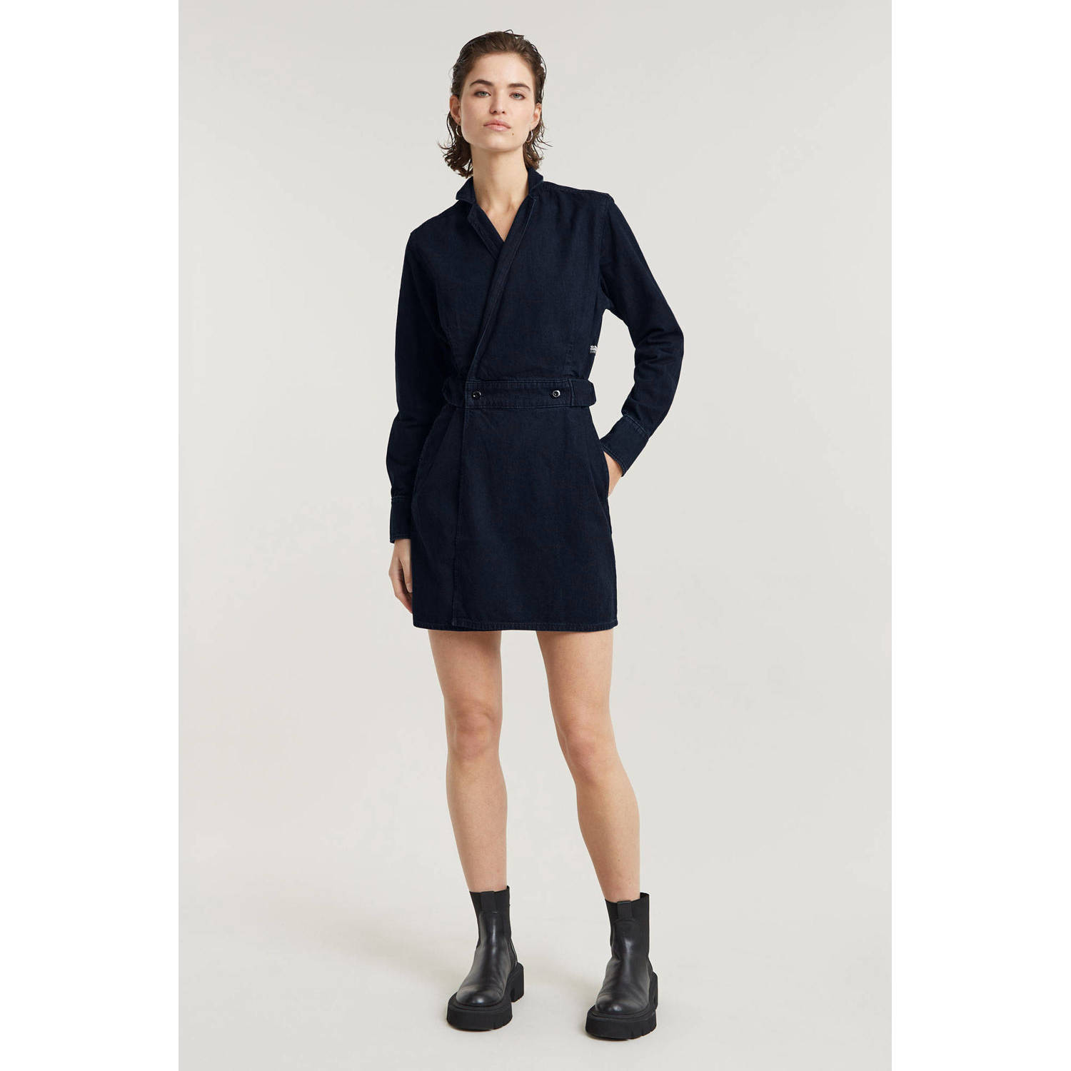 G-STAR spijkerjurk dark blue denim