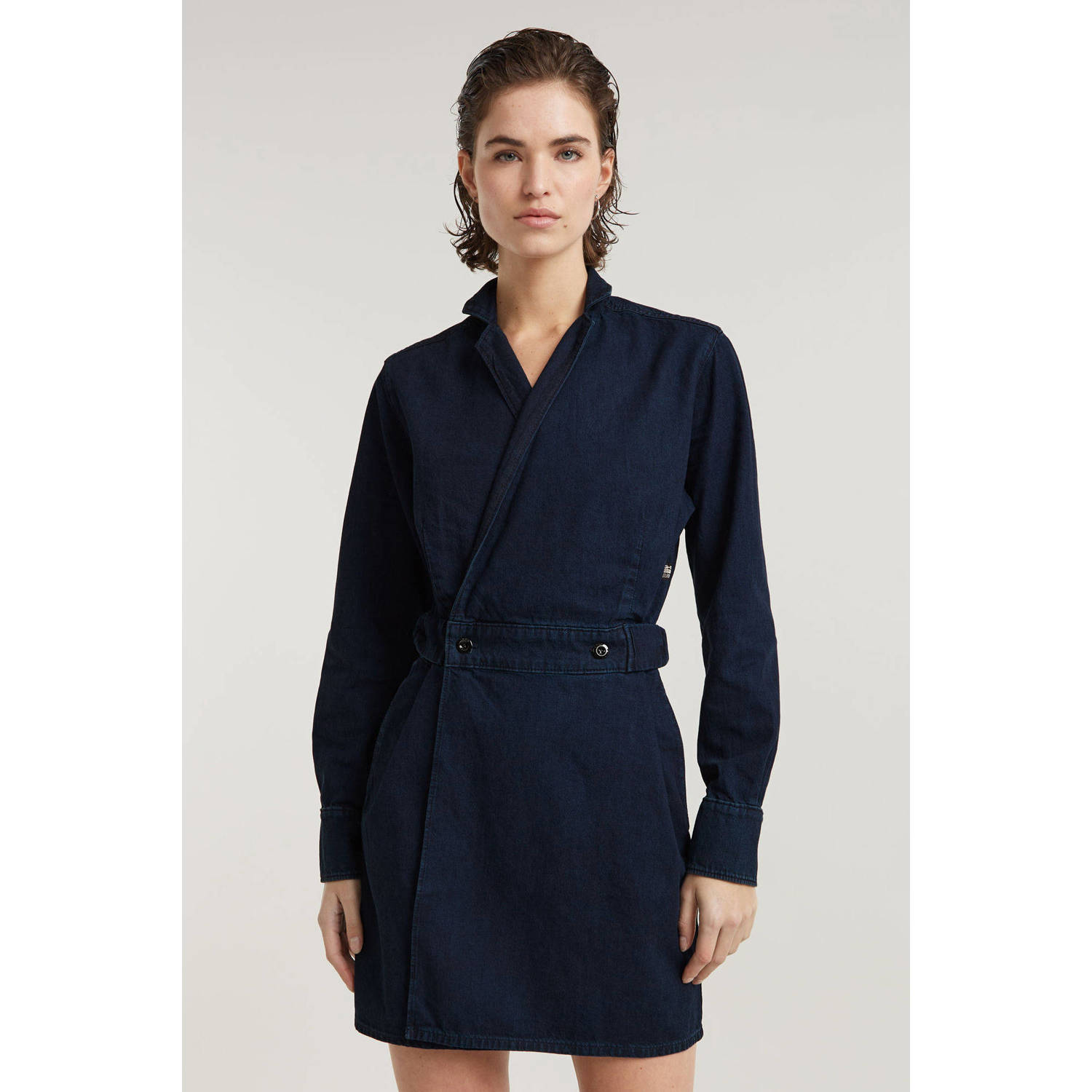 G-Star RAW Wikkeljurk Wrap Dress met verstelbare taille