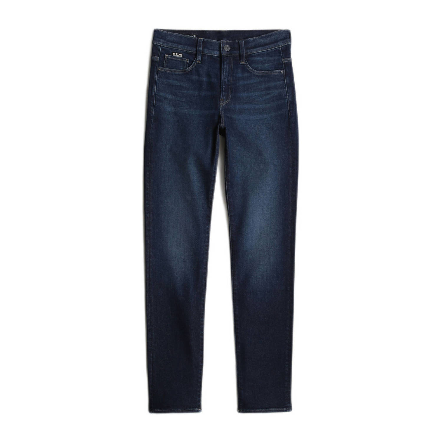 G-Star RAW Ace 2.0 Slim Straight Jeans Donkerblauw Dames