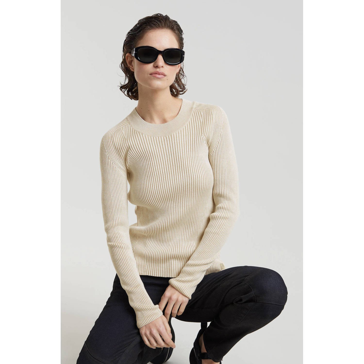 G-STAR gebreide trui beige